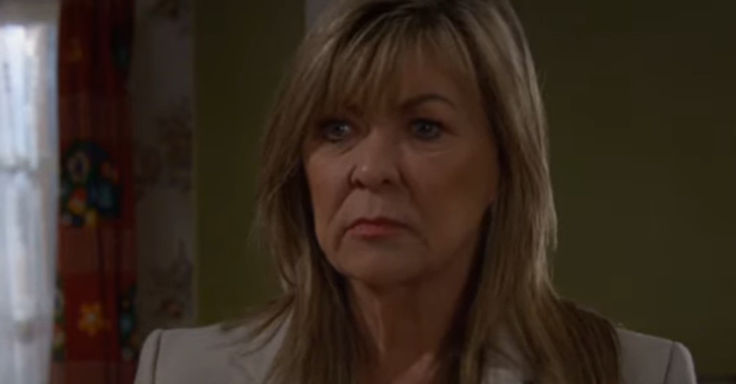 Emmerdale: Kim Tate is looking serious