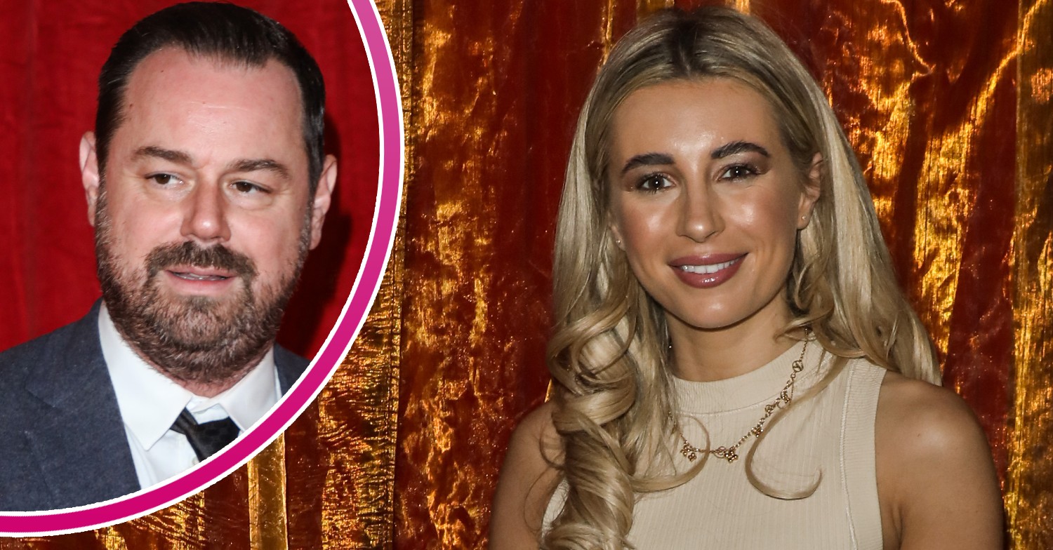 Danny Dyer at Soap Awards, Dani Dyer smiling at event