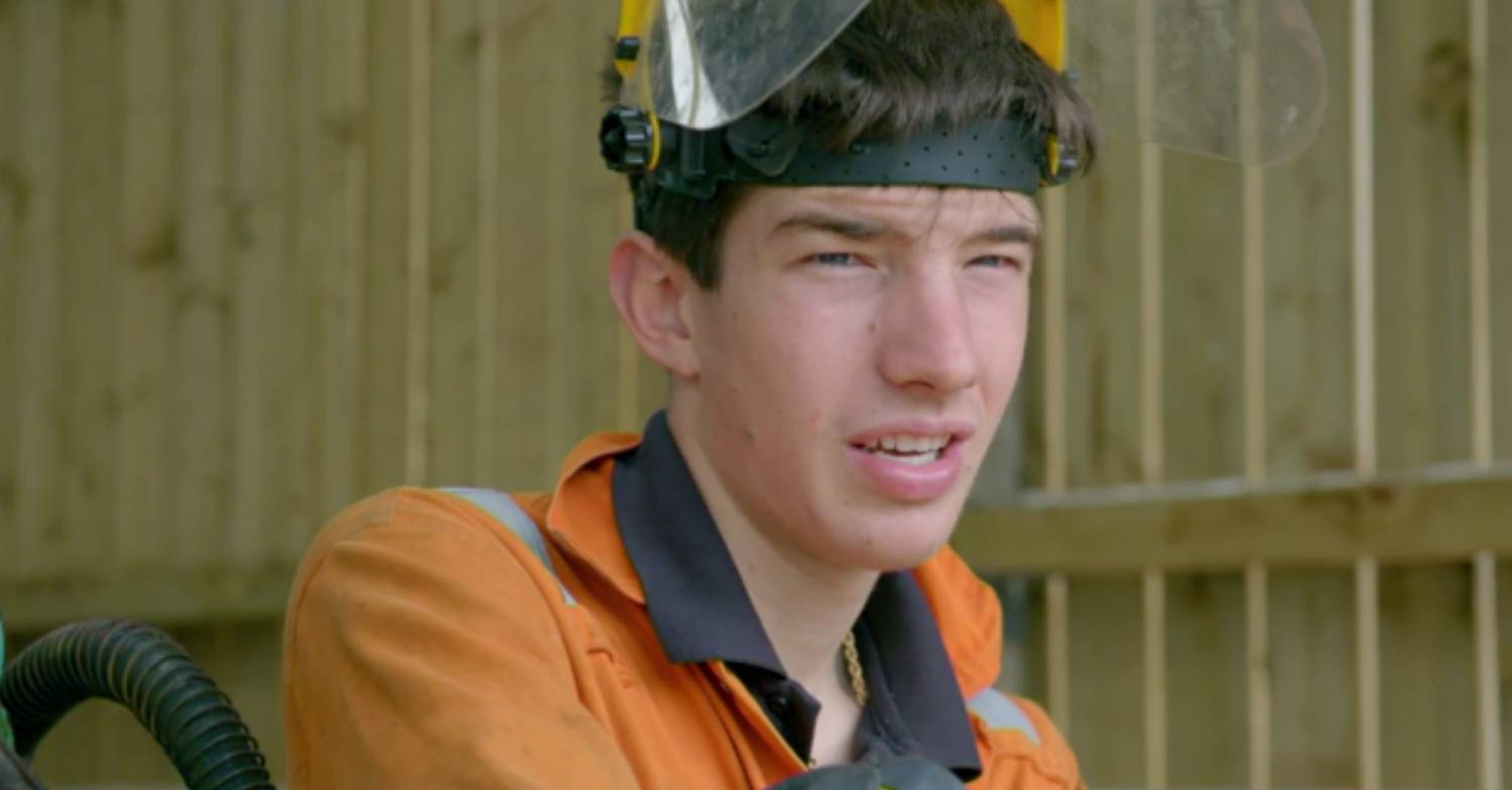 Reuben Owen speaks to camera