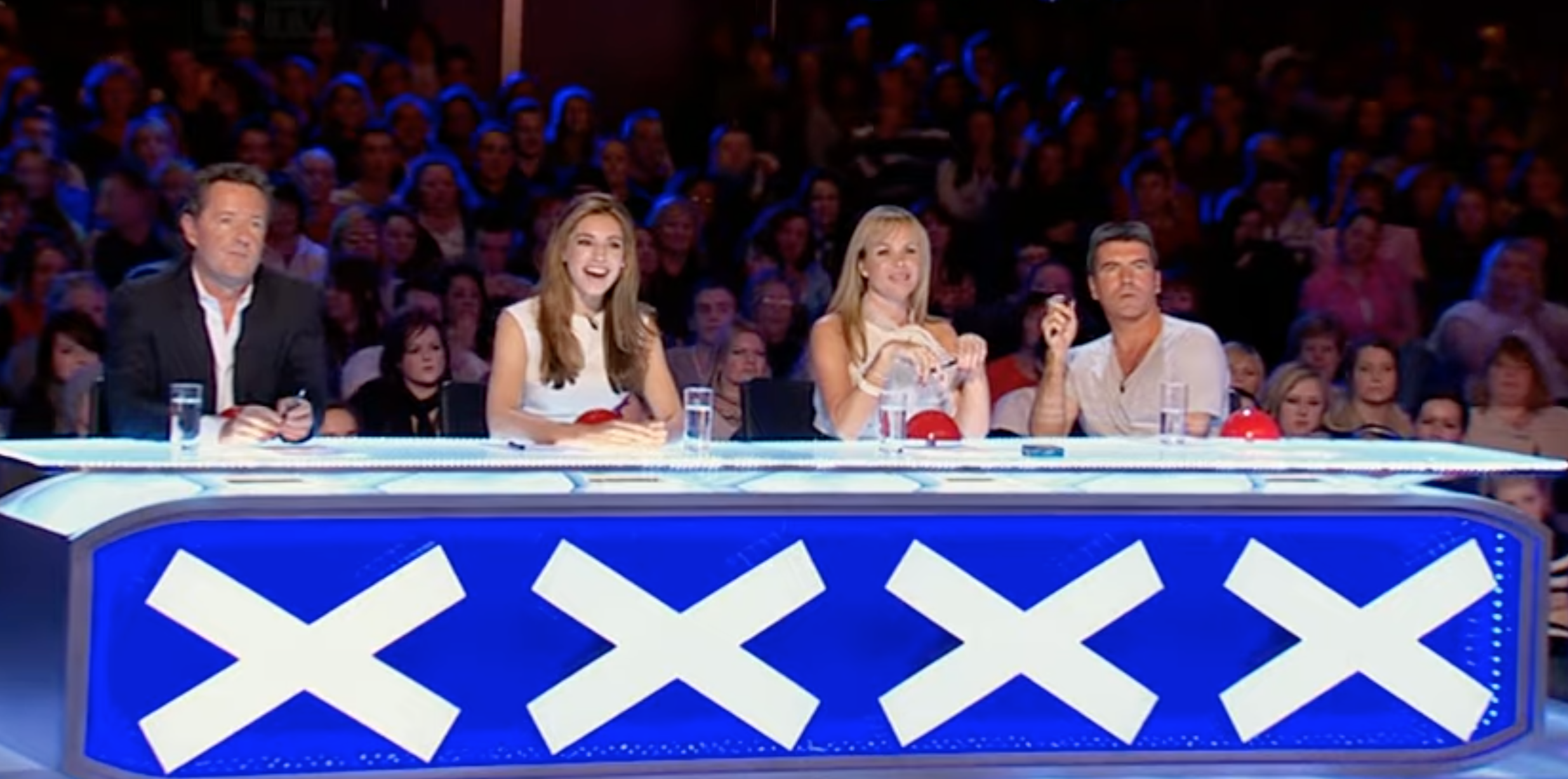 Kelly Brook on the BGT judging panel in 2009