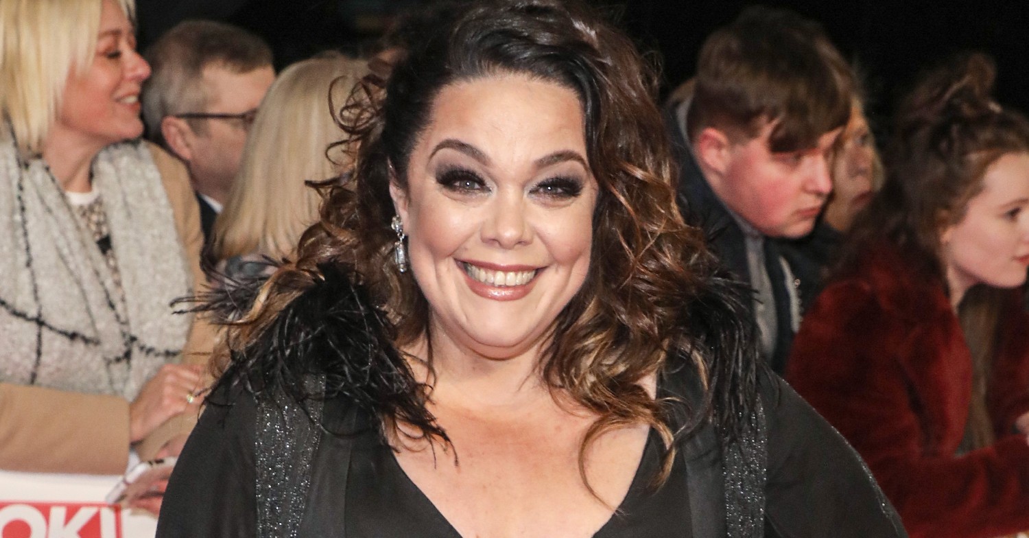 Emmerdale star Lisa Riley smiling at the NTAs