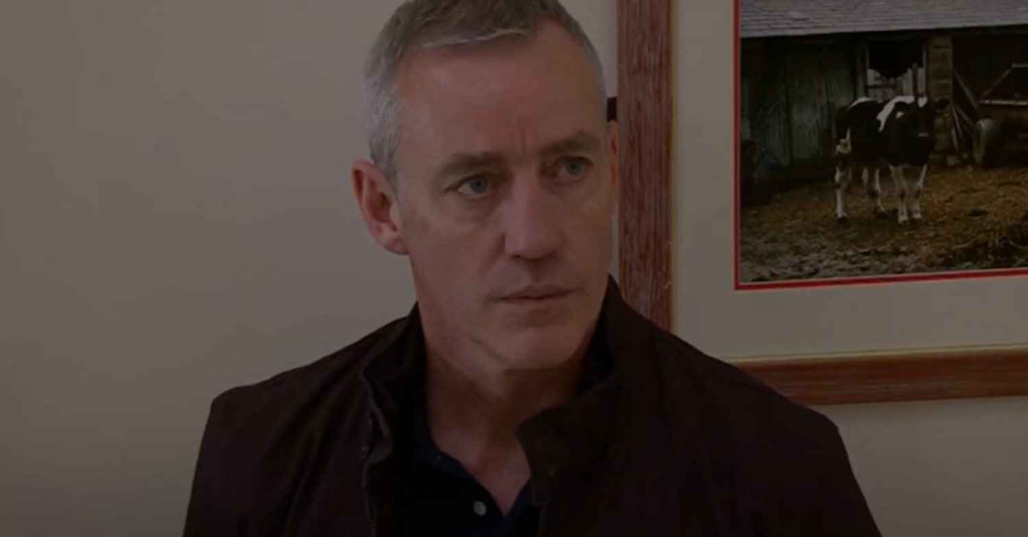 DI Mark Bails, looking shifty on Emmerdale