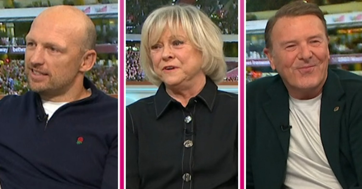 Question of Sport stars Matt Dawson, Sue Barker and Phil Tufnell on GMB today