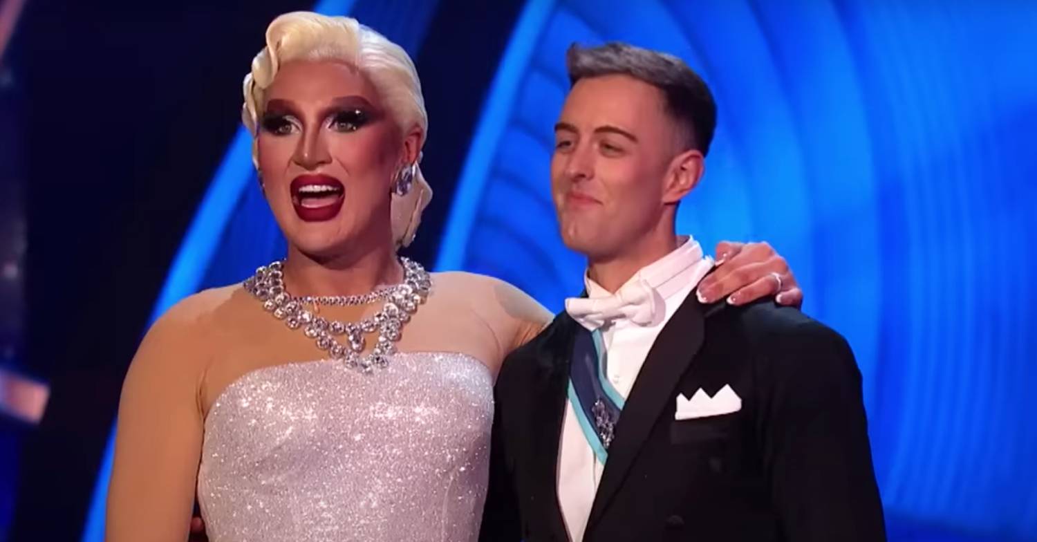 The Vivienne and Colin Grafton receive their Dancing On Ice scores