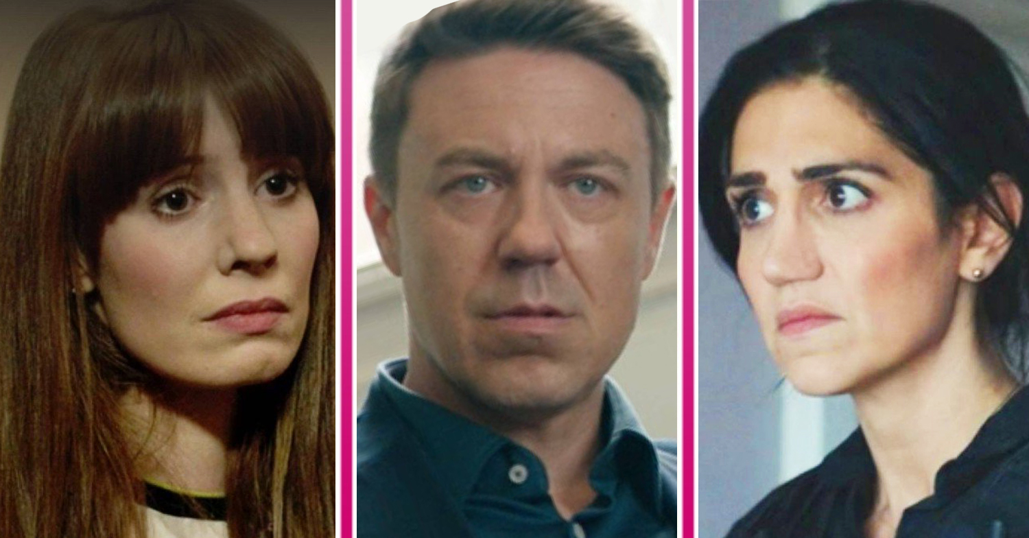 Better BBC actors Andrew Buchan and Leila Farzad are in character, Amy Nuttall appears in a scene from New Tricks