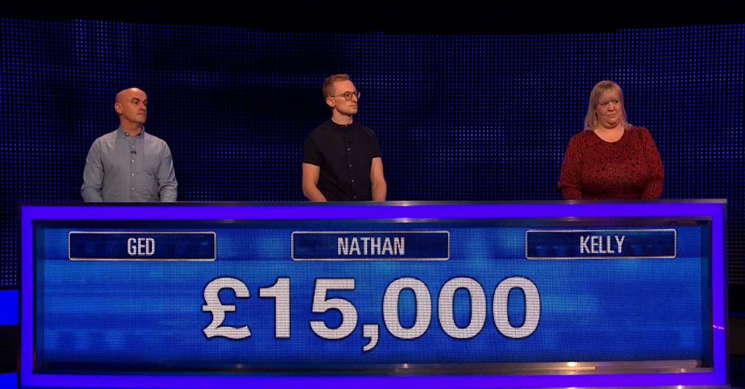 Ged, Nathan, and Kelly on The Chase 