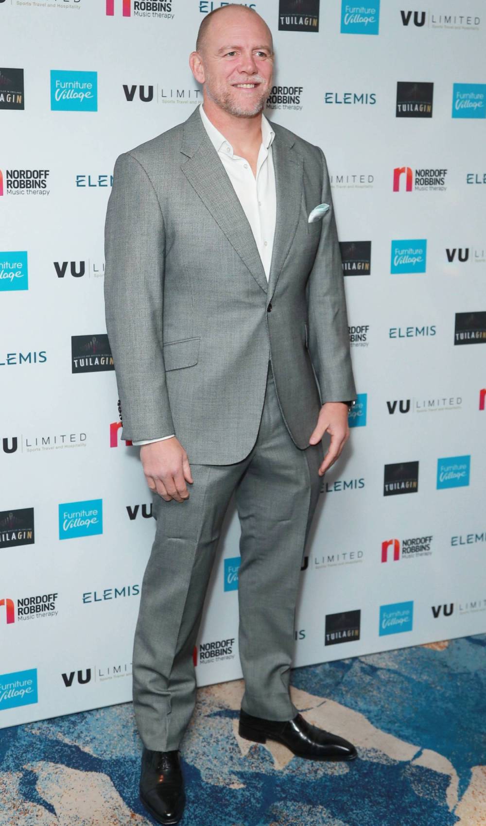 Mike Tindall poses for the cameras