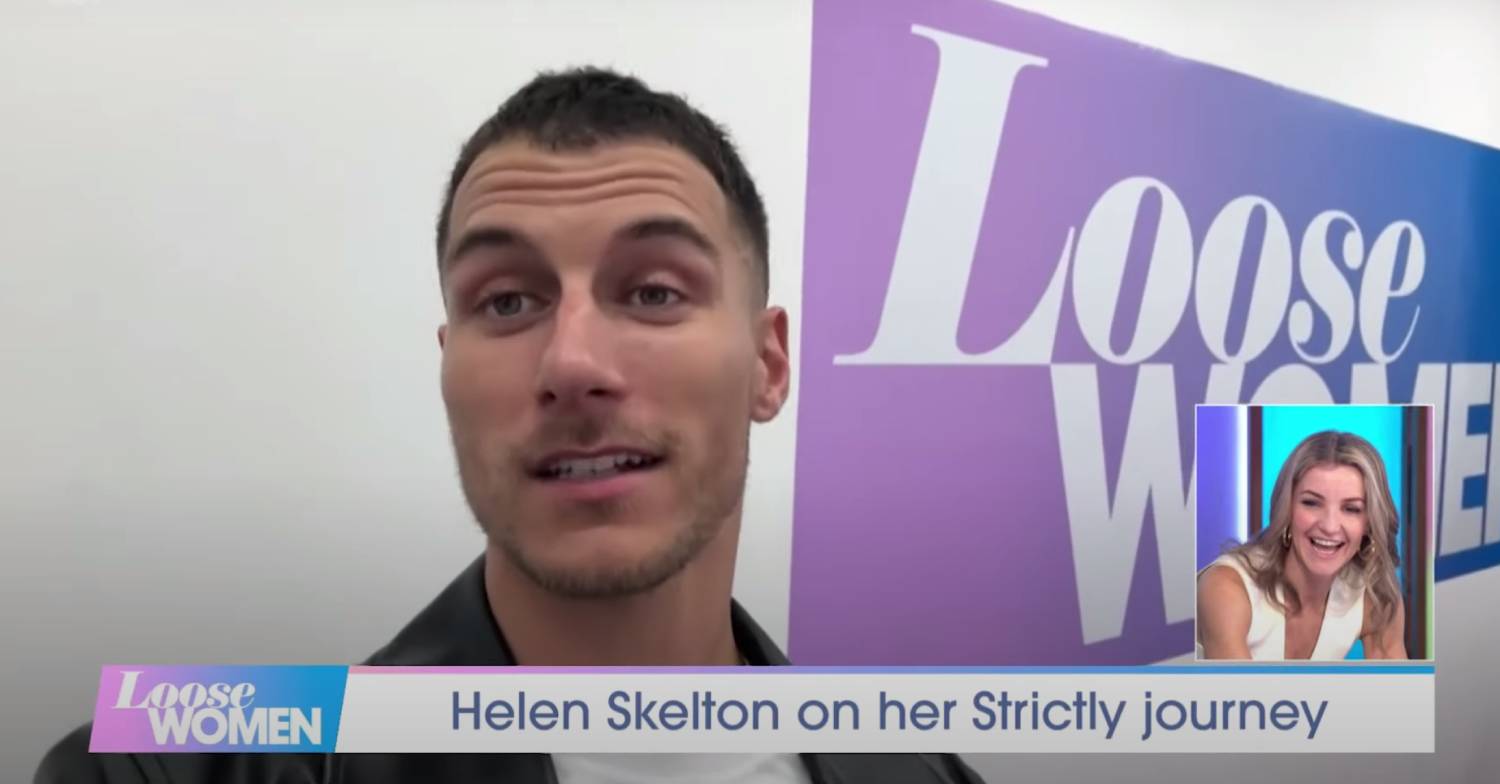 Gorka Marquez delivered a message to Helen Skelton on Loose Women today