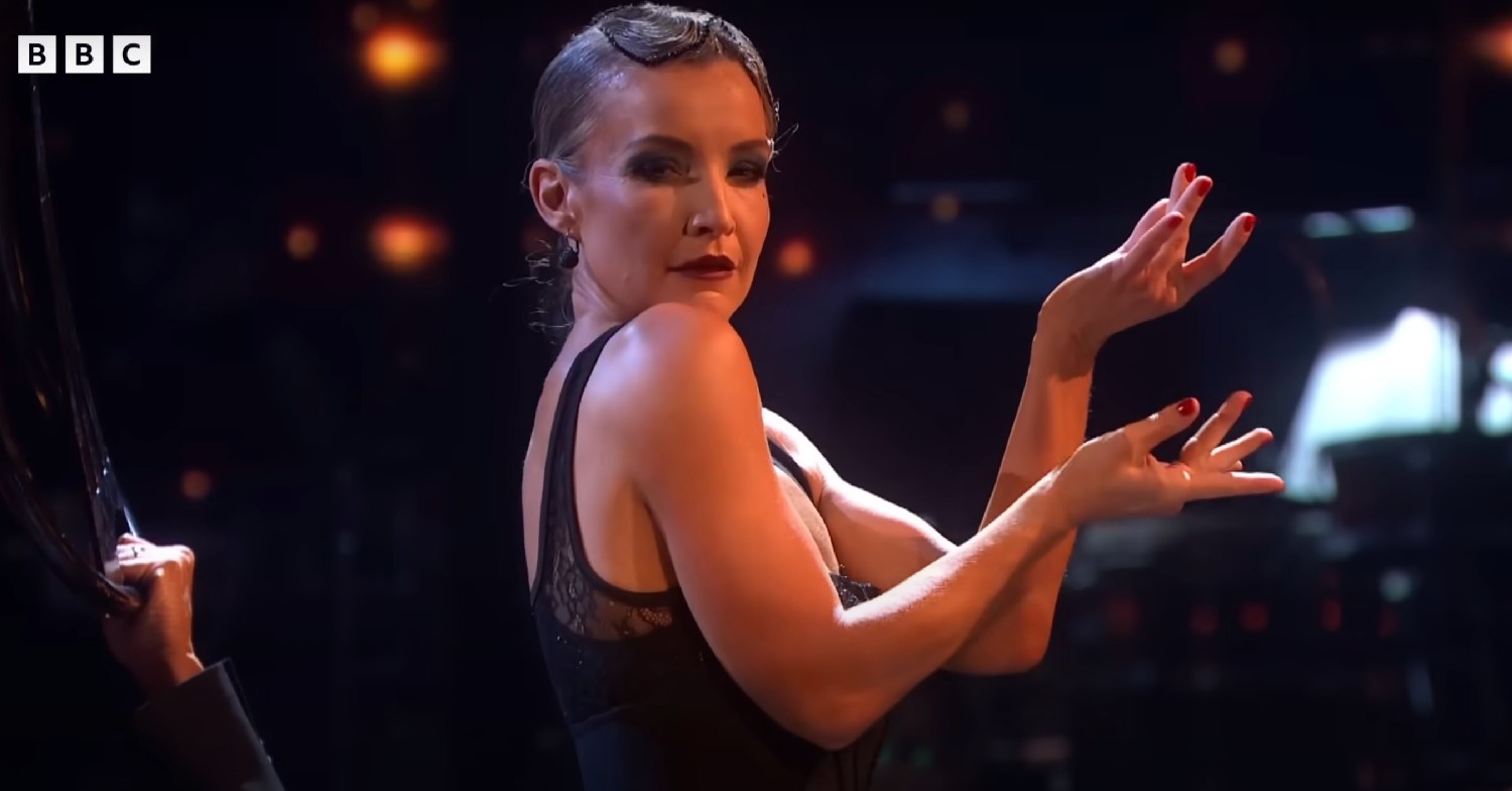 Helen Skelton during the cabaret performance on Strictly 