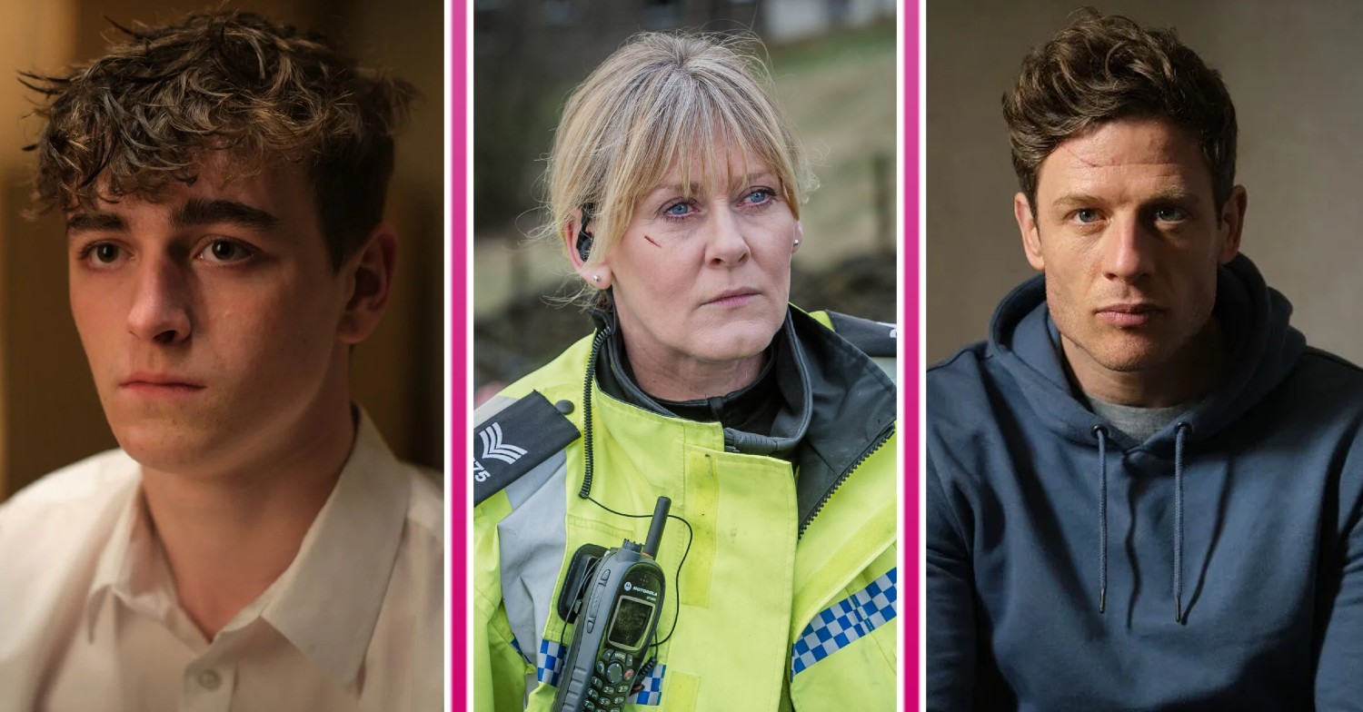 Rhys Connah, Sarah Lancashire, James Norton in promo pics for Happy Valley