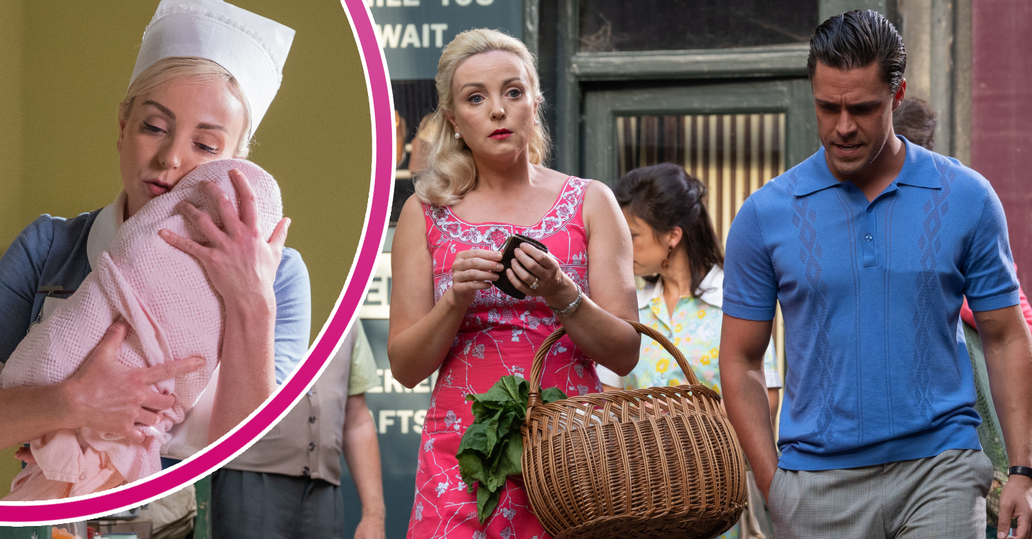 Trixie and Matthew frown in Call the Midwife