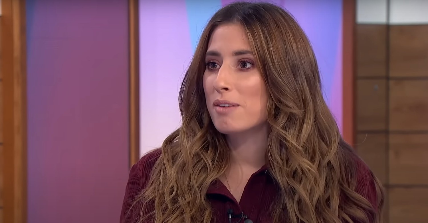 Stacey Solomon looking shocked on Loose Women
