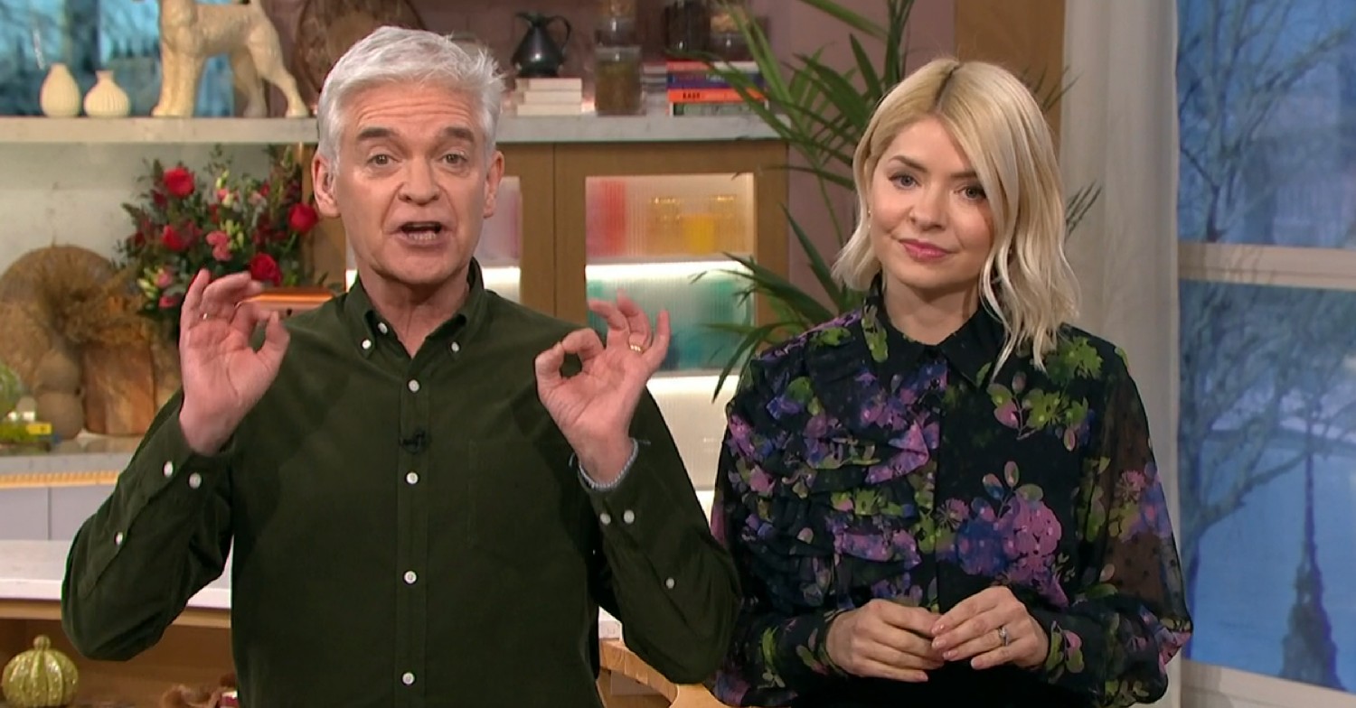 Phillip Schofield and Holly Willoughby on This Morning 