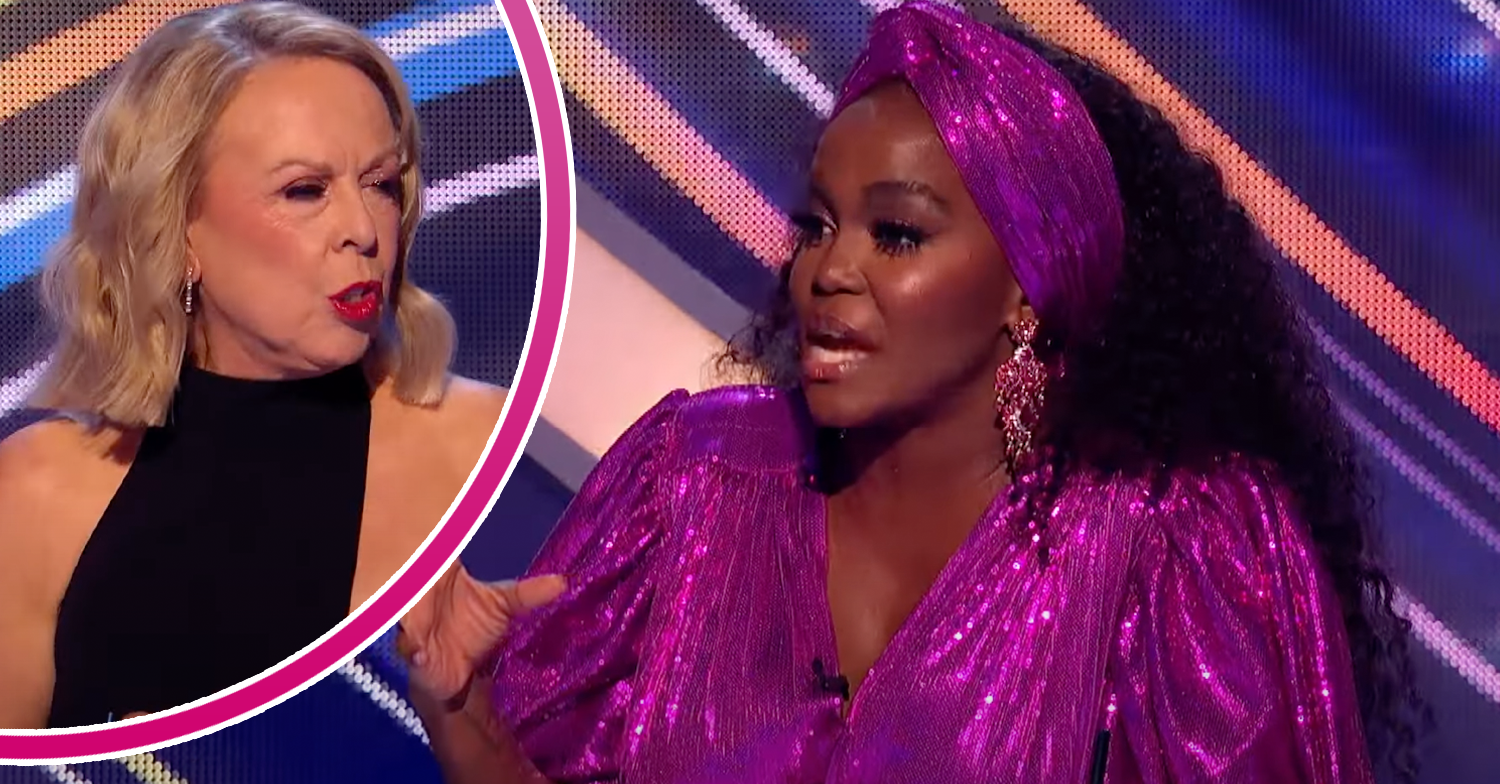 Dancing On Ice stars Oti Mabuse and Jayne Torvill talking on the show