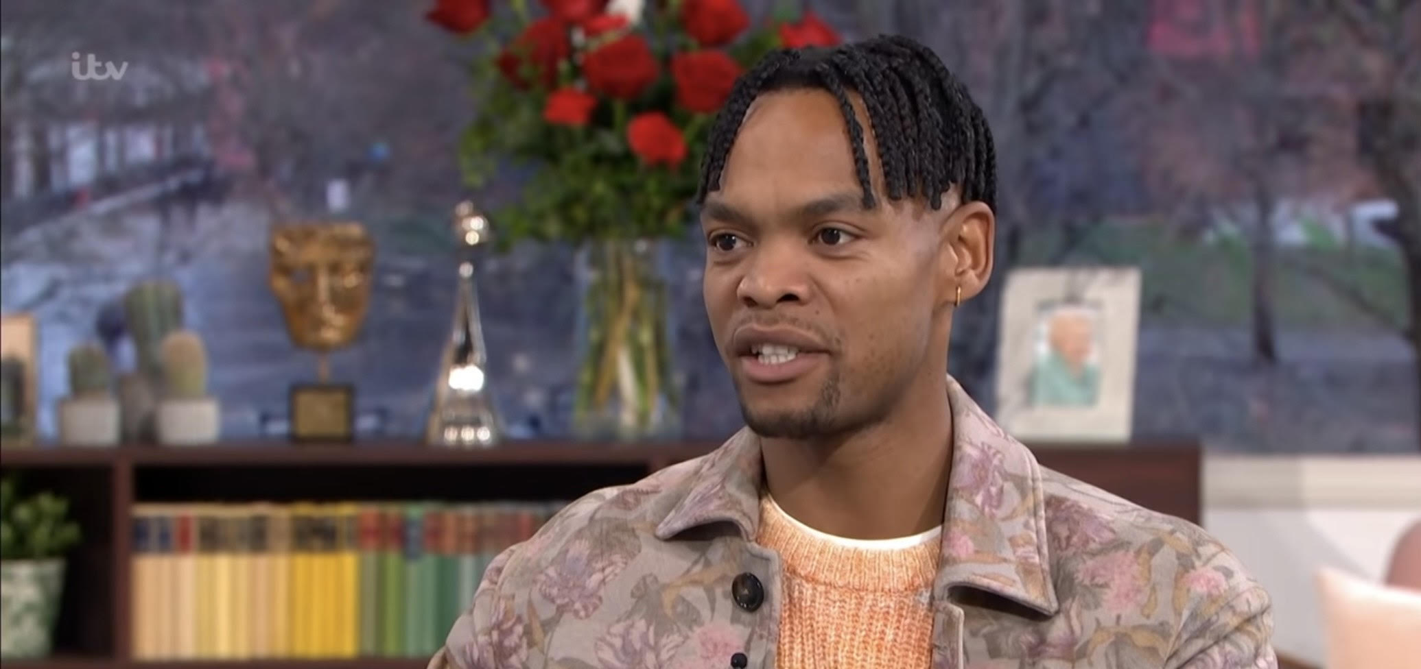 Strictly star Johannes Radebe talking on This Morning