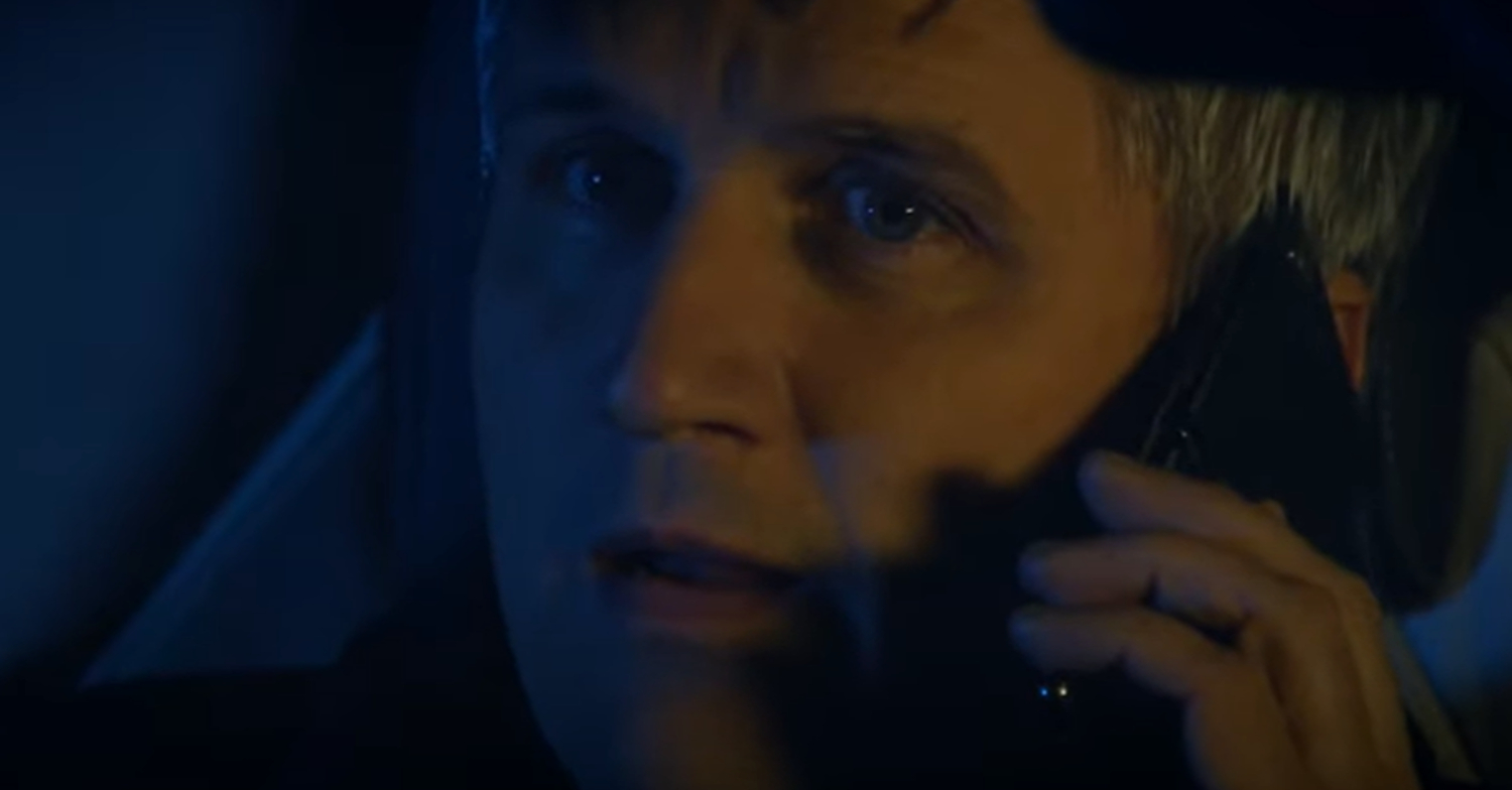 Emmerdale's Caleb is on the phone