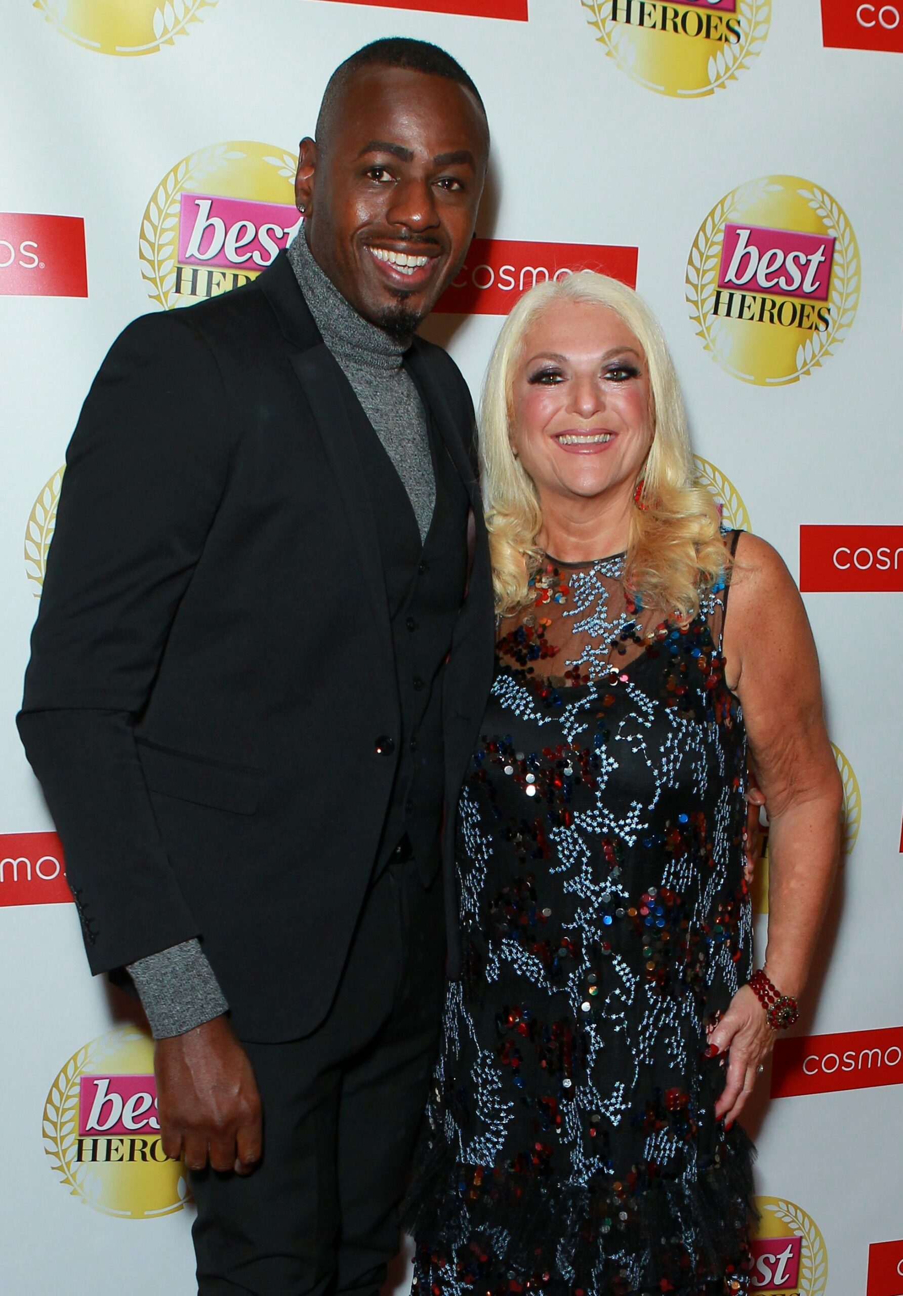 Vanessa Feltz smiling alongside ex-partner Ben at event