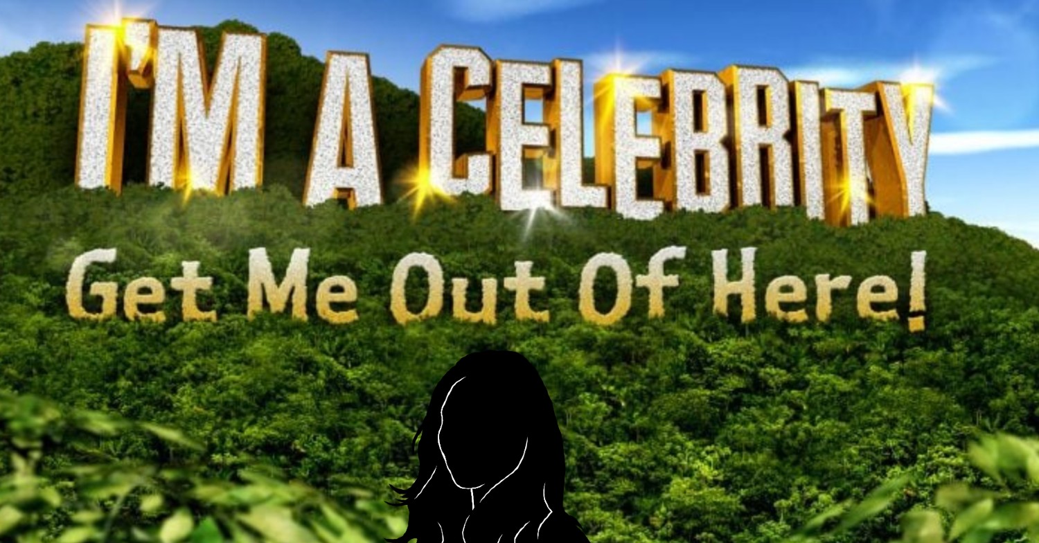 I'm A Celebrity logo with a woman's shadow