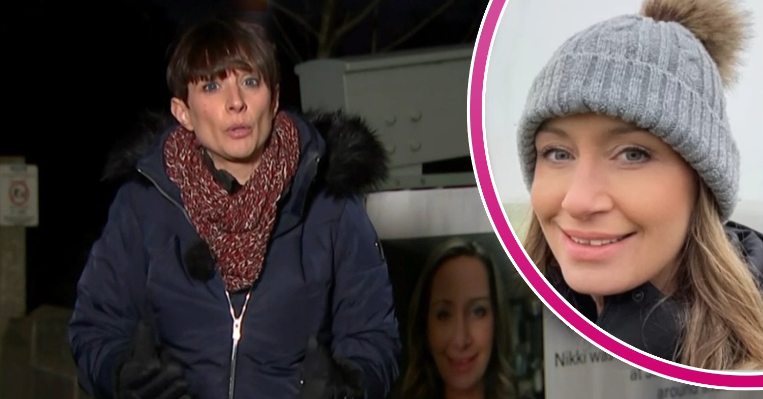 GMB reporter and Nicola Bulley smiling in selfie