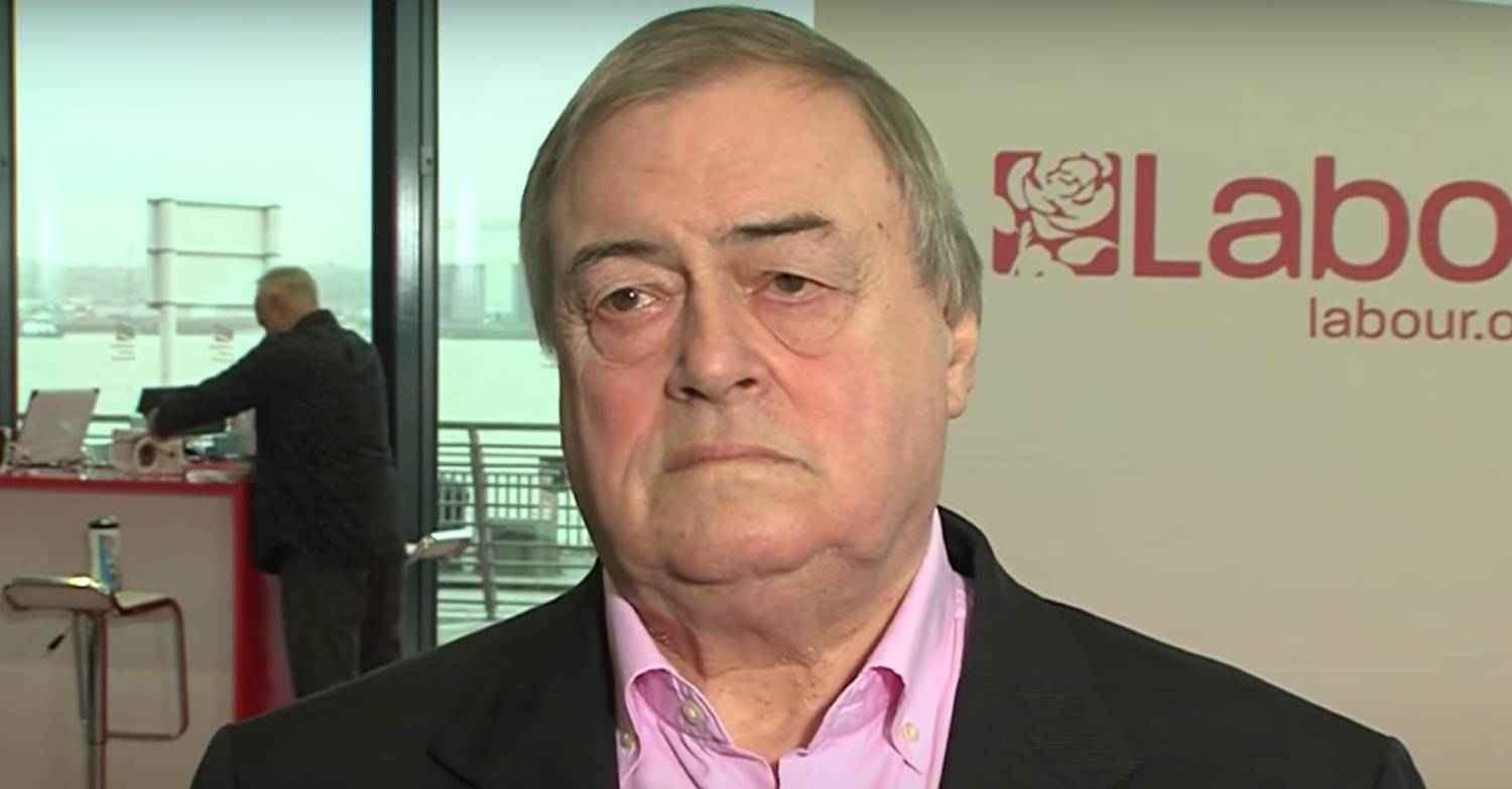 John Prescott looks unimpressed