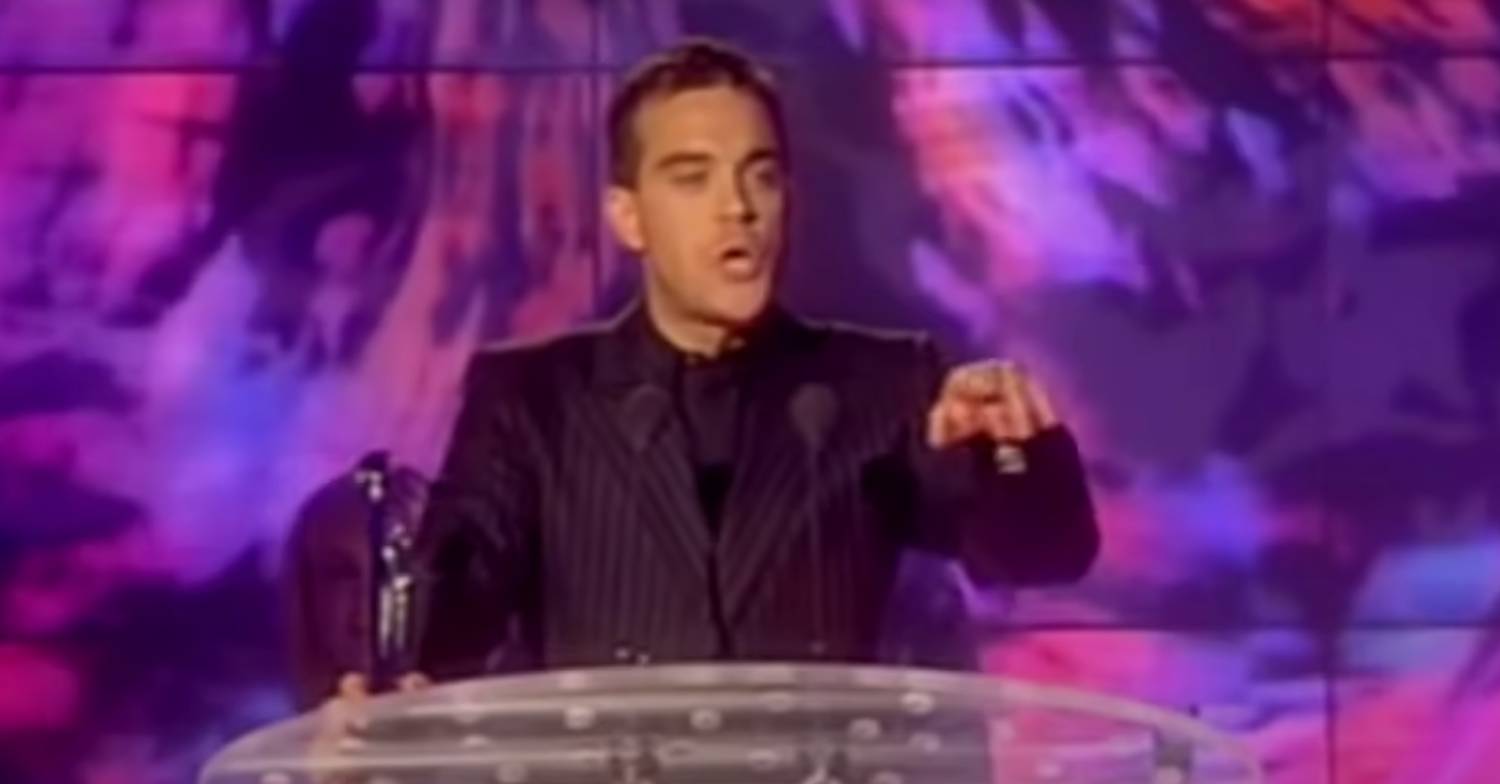 Robbie Williams talks big