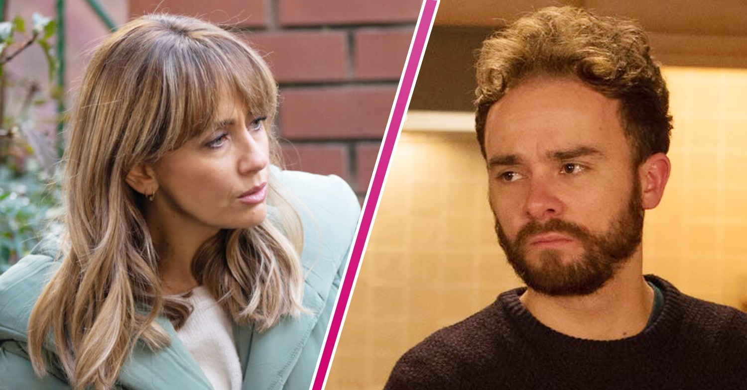 Composite image of David and Maria on Coronation Street; David looks serious, Maria is unhappy (Credit: ITV/Composite: Entertainment Daily)