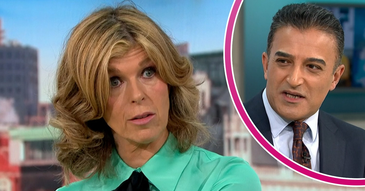 Kate Garraway and Adil Ray talking on GMB today