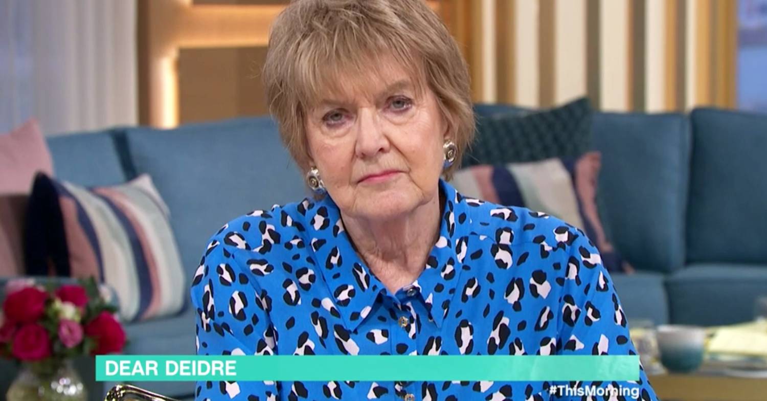 Deidre Sanders takes a call from Jane on This Morning today