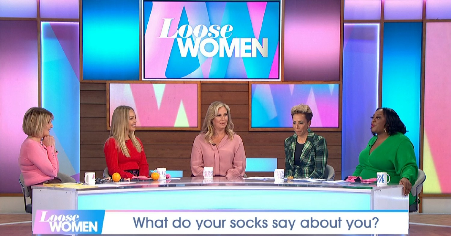 Kaye Adams, Katie Piper, Josie Gibson, Kelly Holmes and Judi Love on Loose Women today