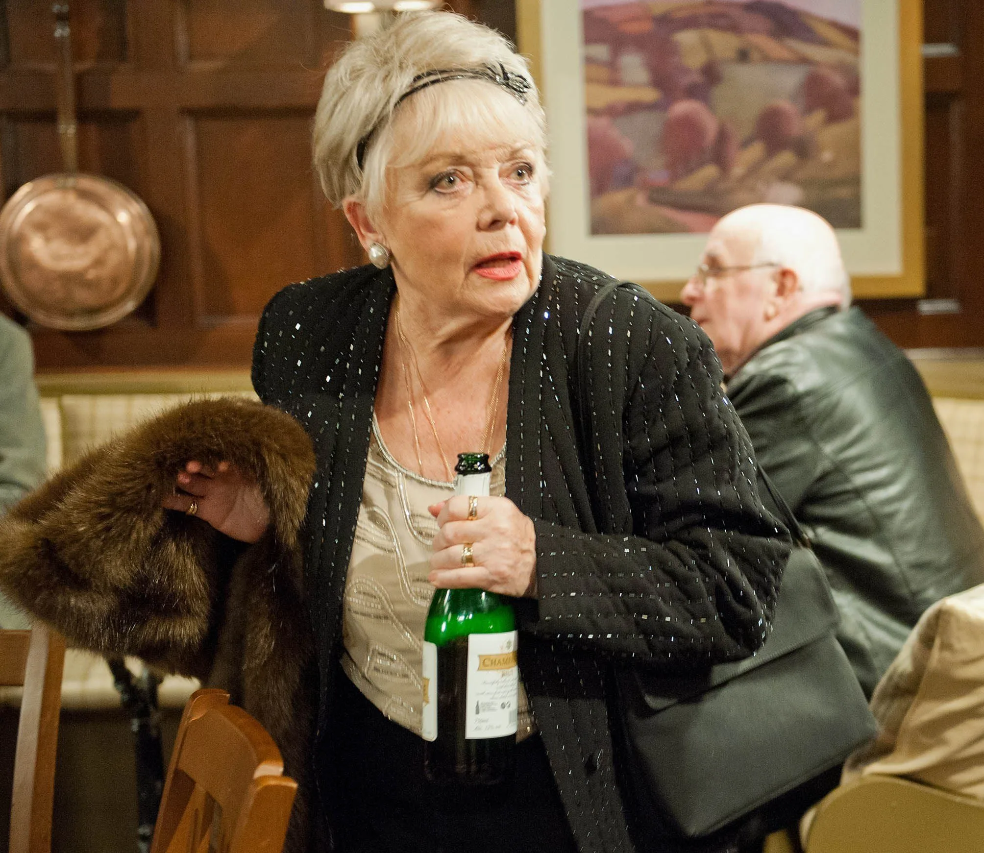 Pearl was at the centre of some controversial storylines during her time on Emmerdale (Credit: ITV)