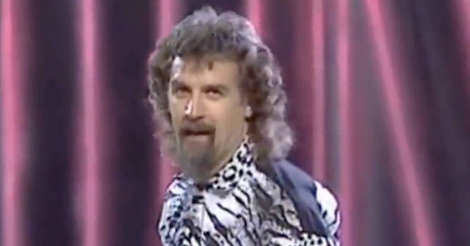 Billy Connolly during a sketch