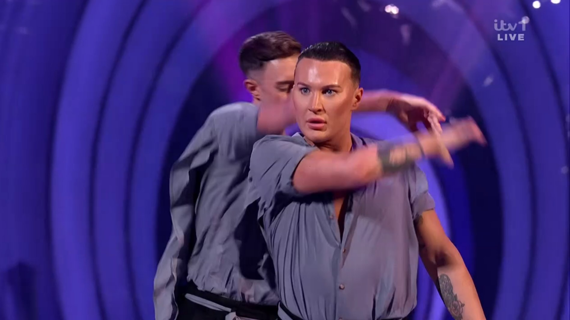 The Vivienne and Colin perform a stripped back routine