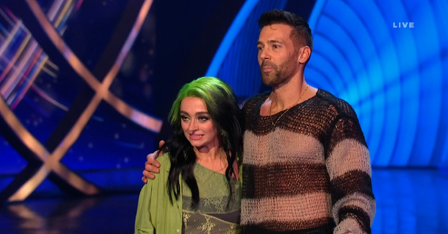 Mollie Gallagher and Sylvain Longchambon on Dancing On Ice