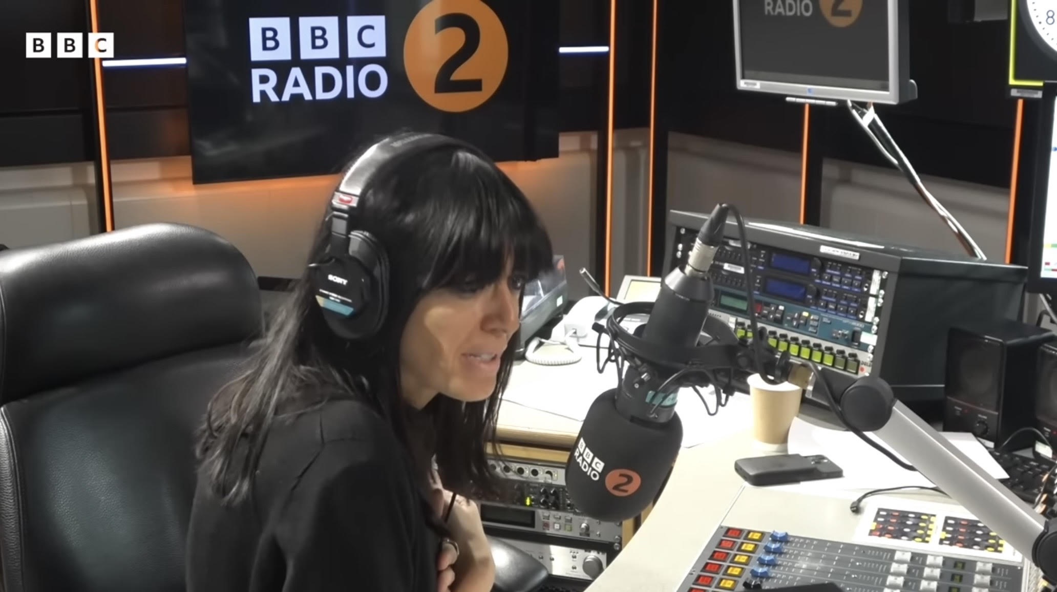 Claudia Winkleman talking on BBC Radio 2