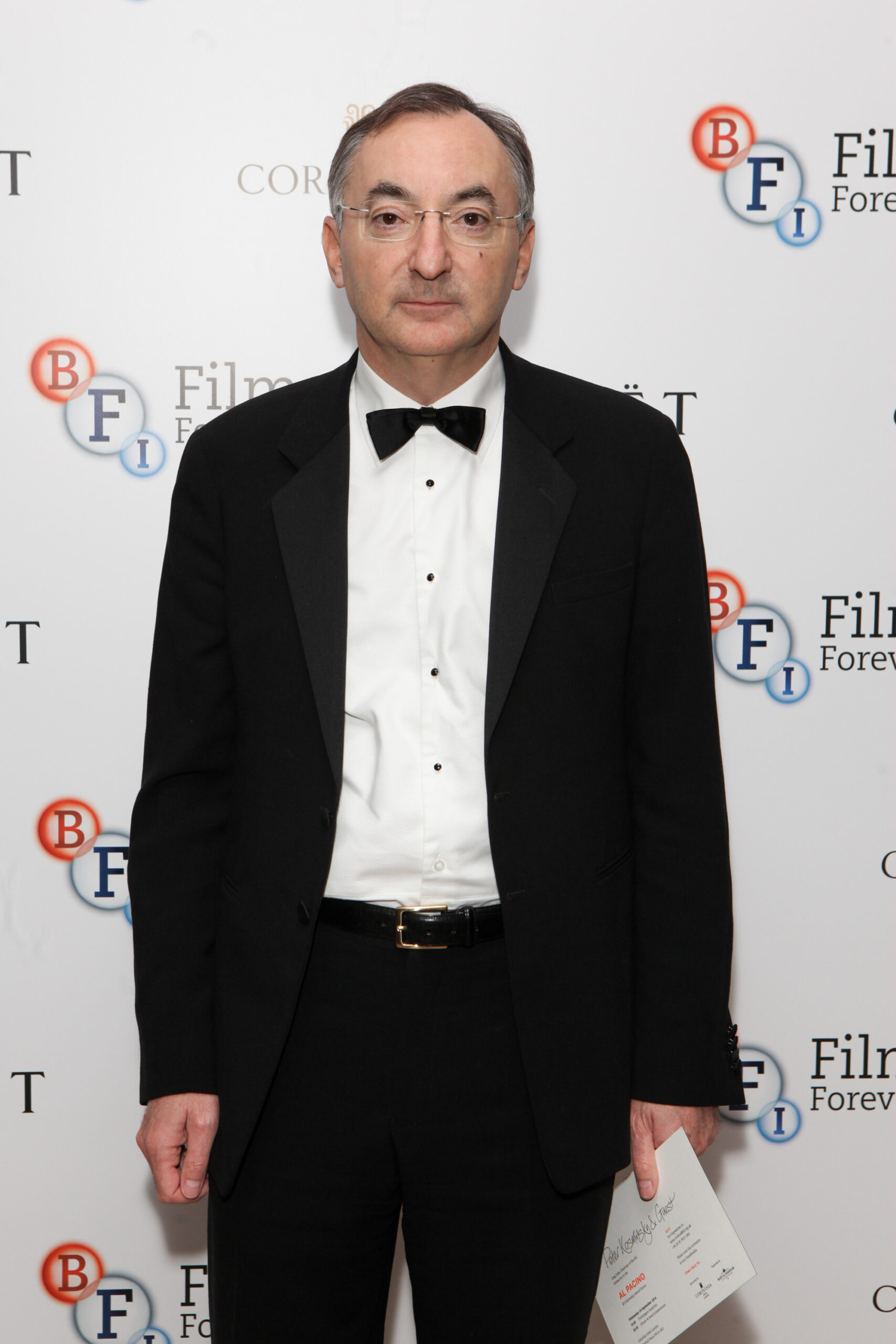 Peter Kosminsky smiles at The Al Pacino BFI Fellowship dinner