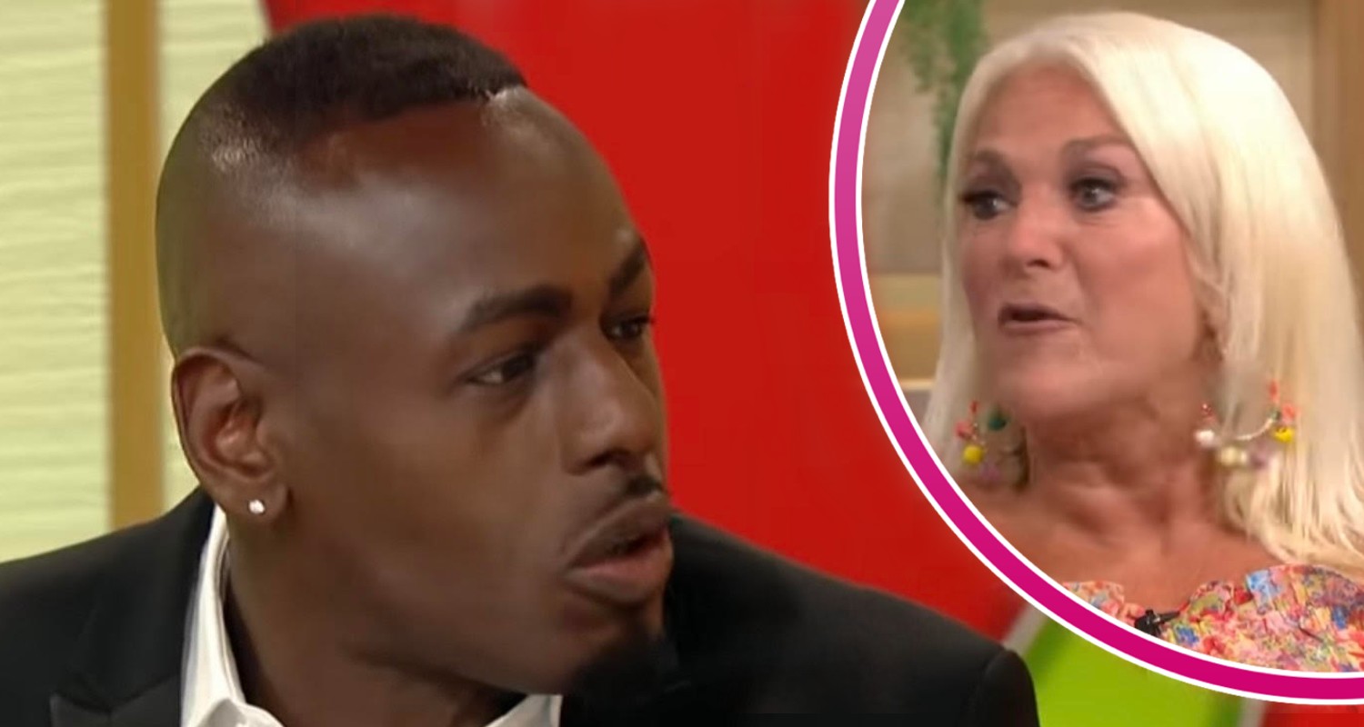 Vanessa Feltz with Ben Ofoedu