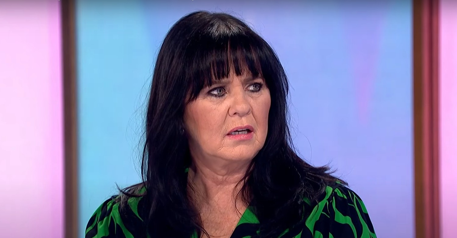 Coleen Nolan looking shocked in Loose Women