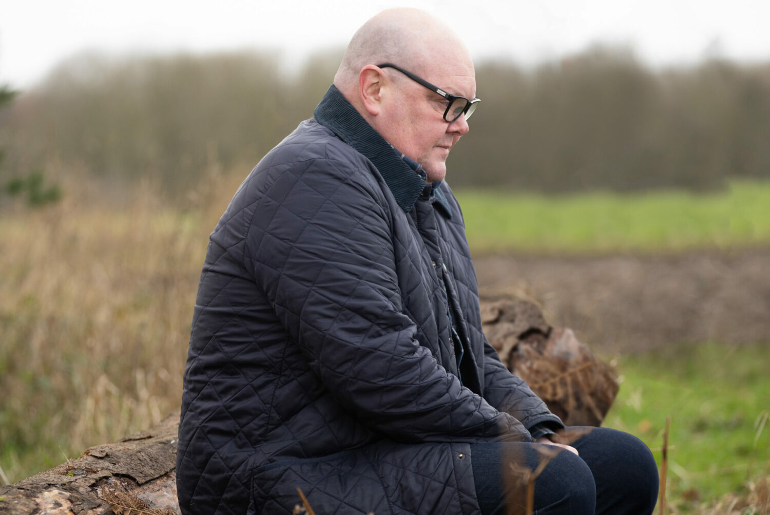 Paddy sits alone contemplating suicide