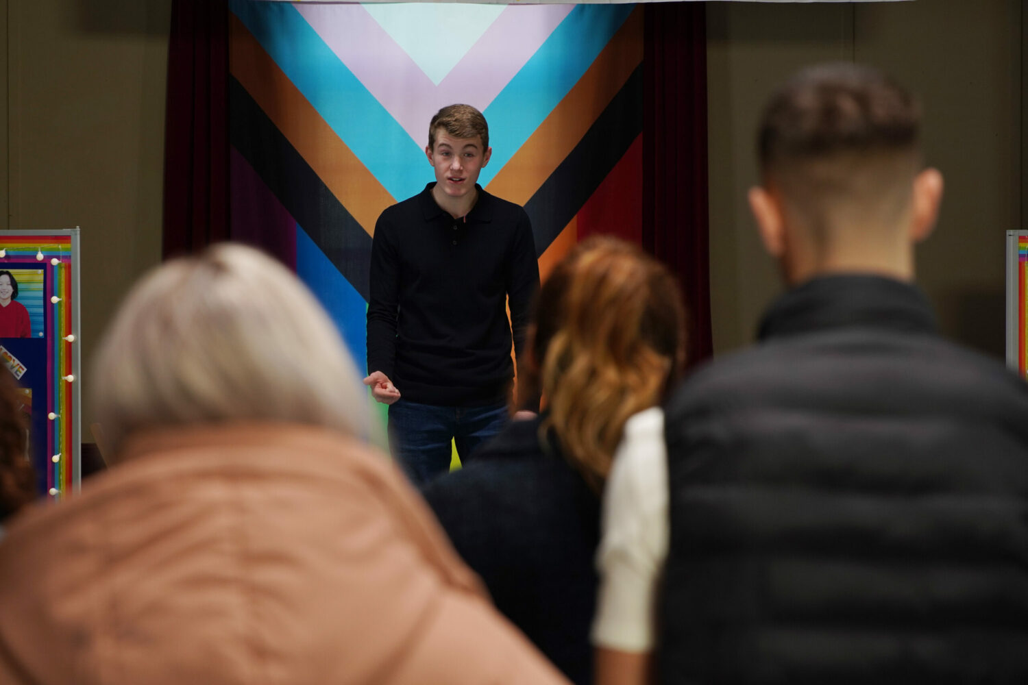 Emmerdale's Arthur is at his LGBTQ+ event