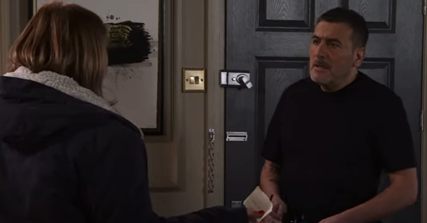 Coronation Street's Peter is in his flat