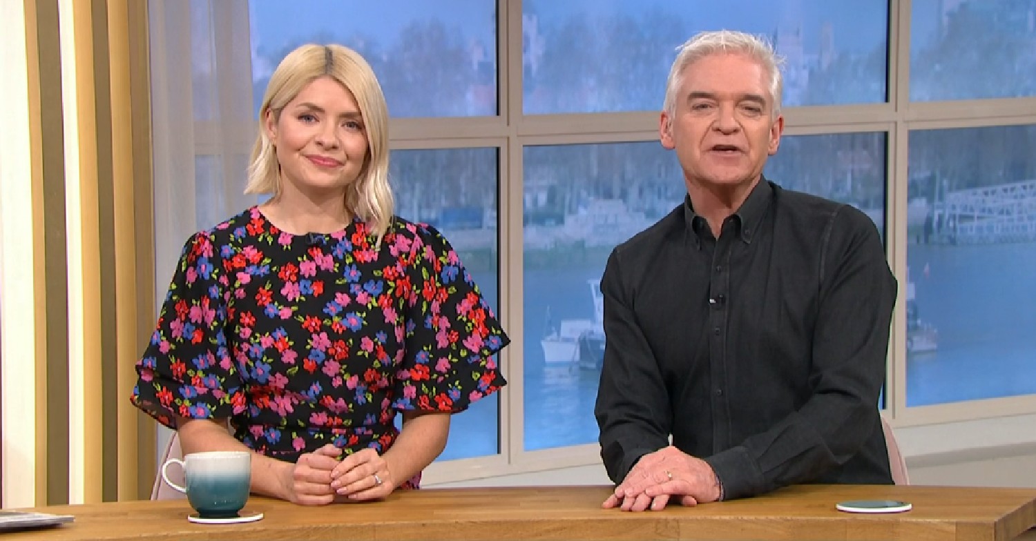 Holly Willoughby and Phillip Schofield hosting This Morning
