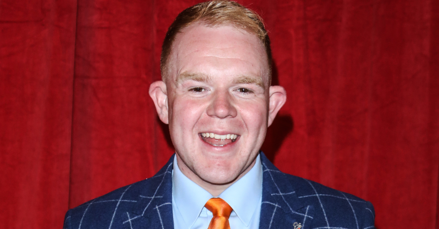 Coronation Street's Colson Smith is smiling on the red carpet
