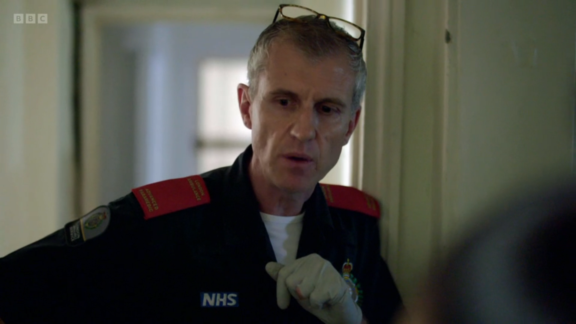 Paramedic Nick speaks in Ambulance