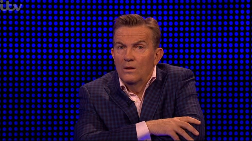 Bradley Walsh looking shocked