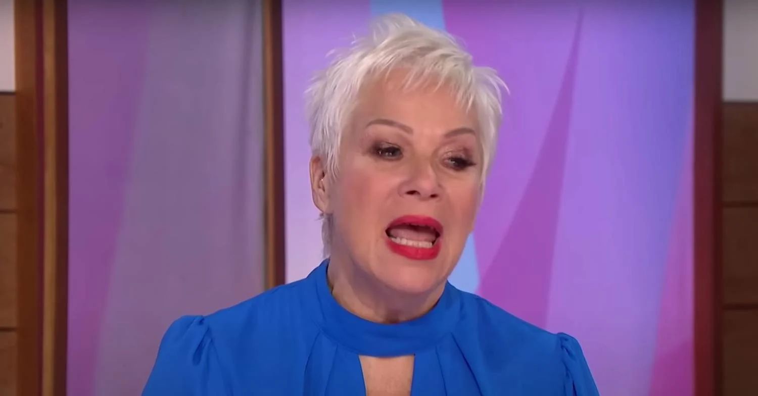 Denise Welch looking aside on Loose Women