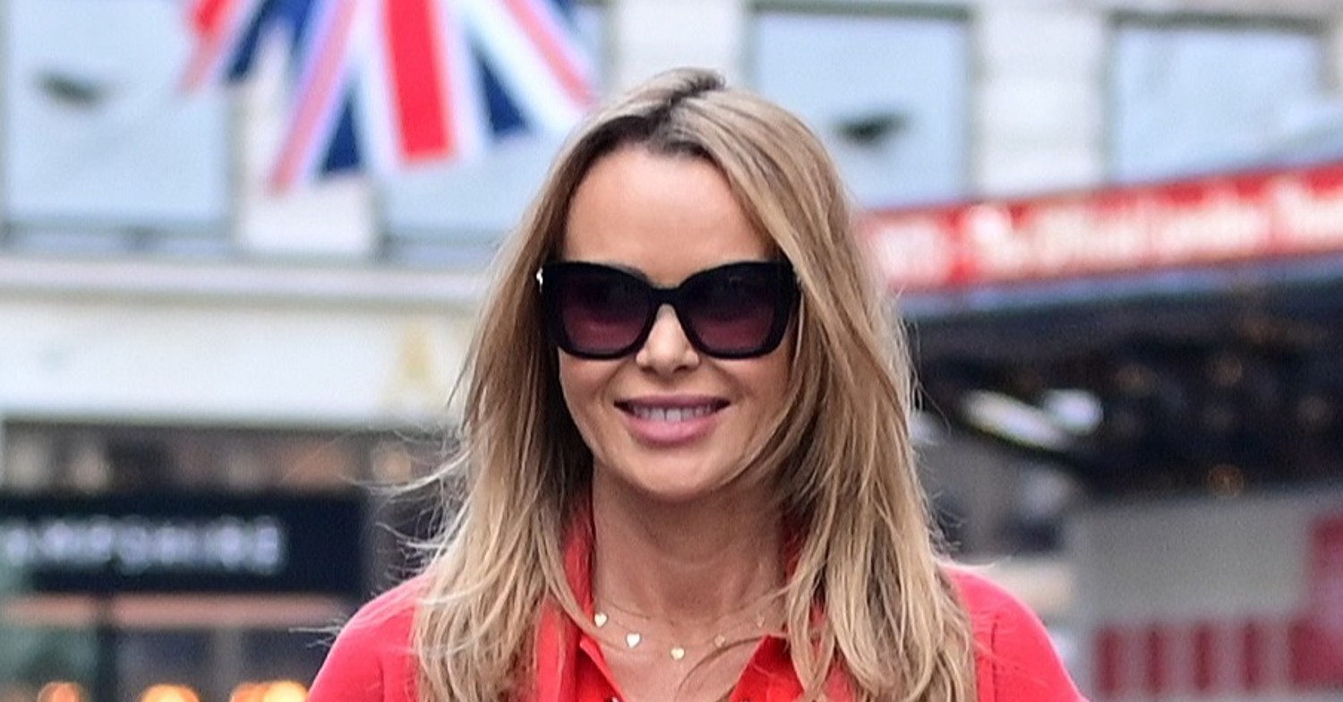 Amanda Holden wearing sunglasses