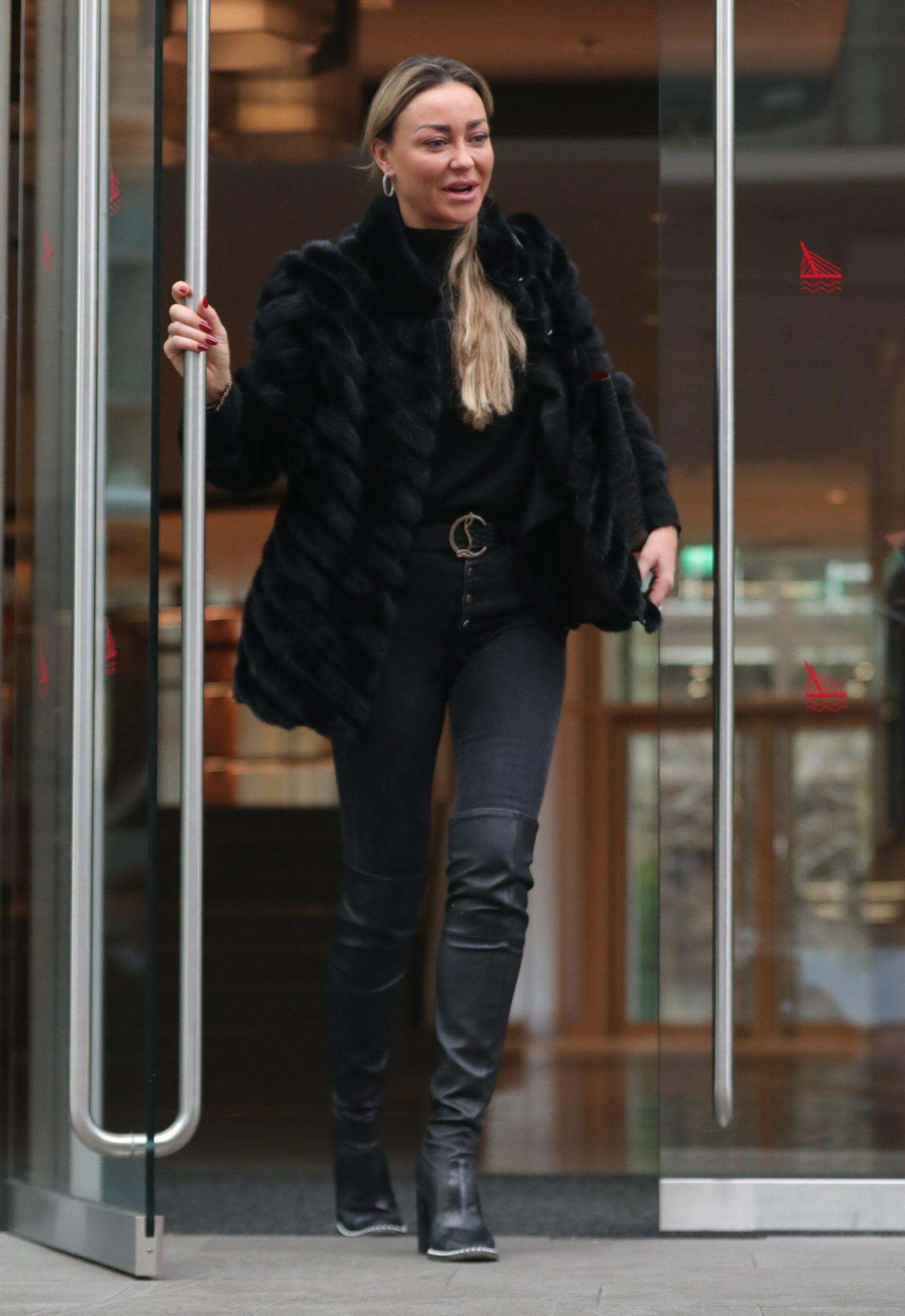 Strictly pro Luba Mushtuk smiling while on tour