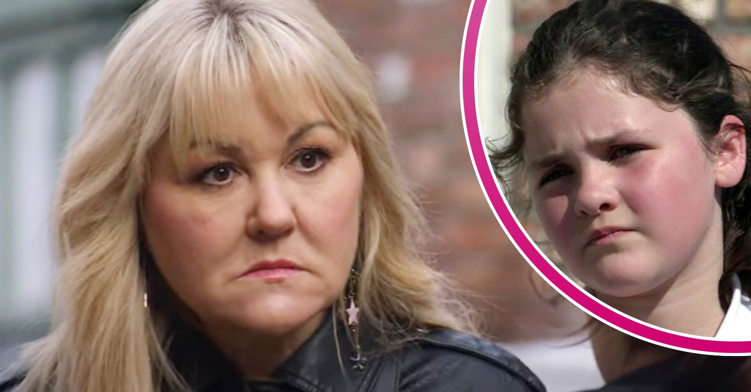 Beth looks angry on Coronation Street; inset, Hope is upset (Credit: ITV/Composite: Entertainment Daily)