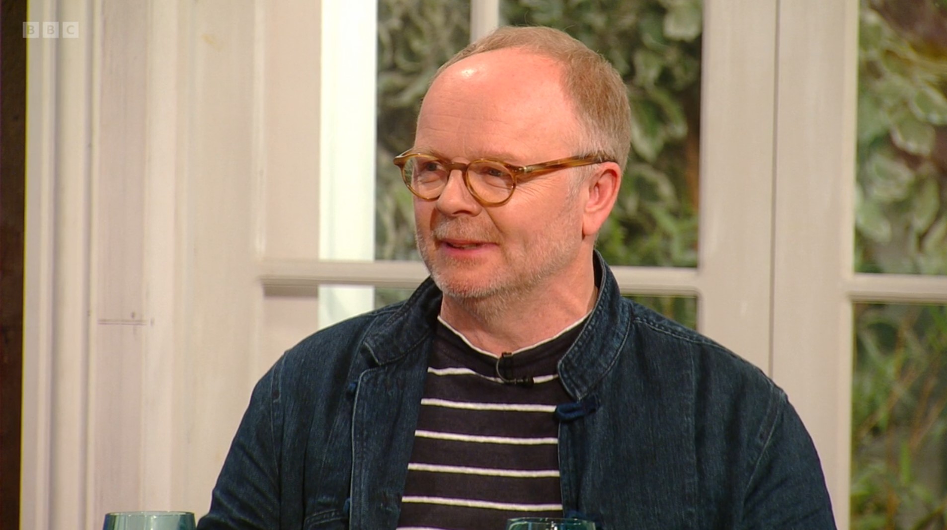 Jason Watkins smiles on Saturday Kitchen 