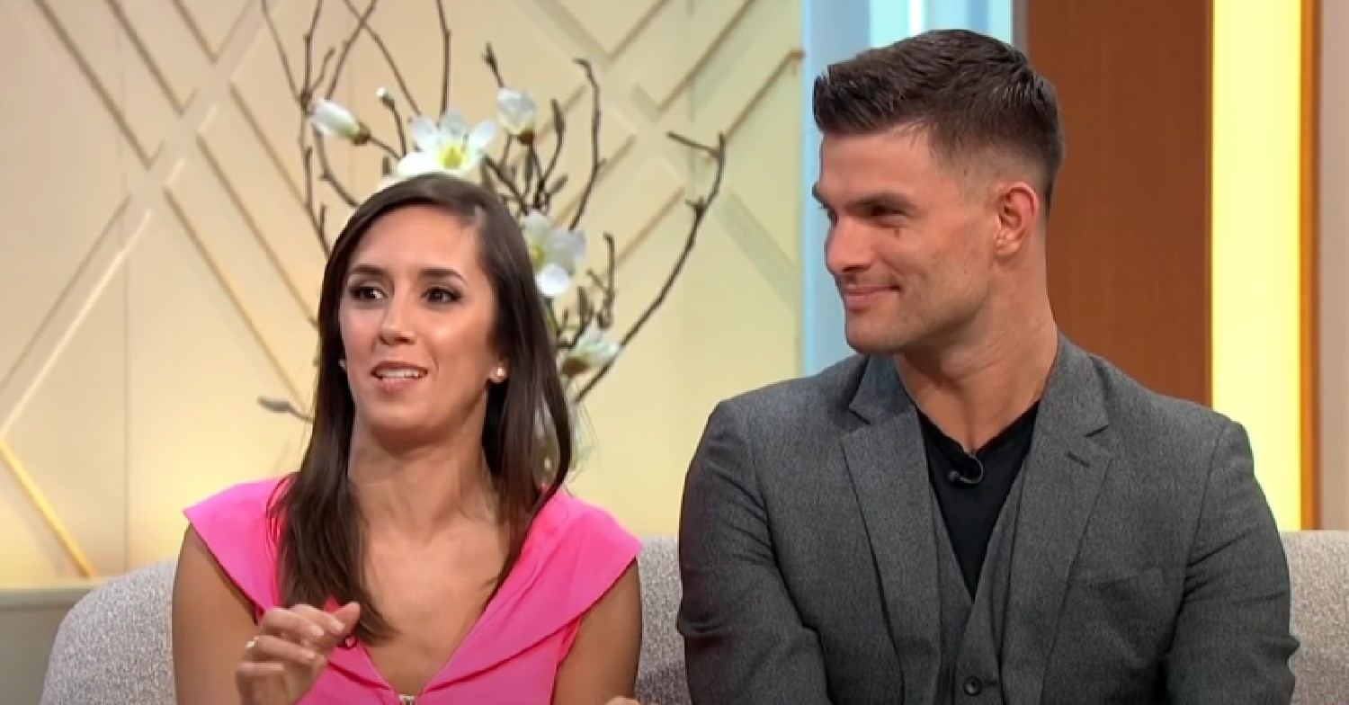 Janette Manrara and Aljaz Skorjanec speaking on Lorraine